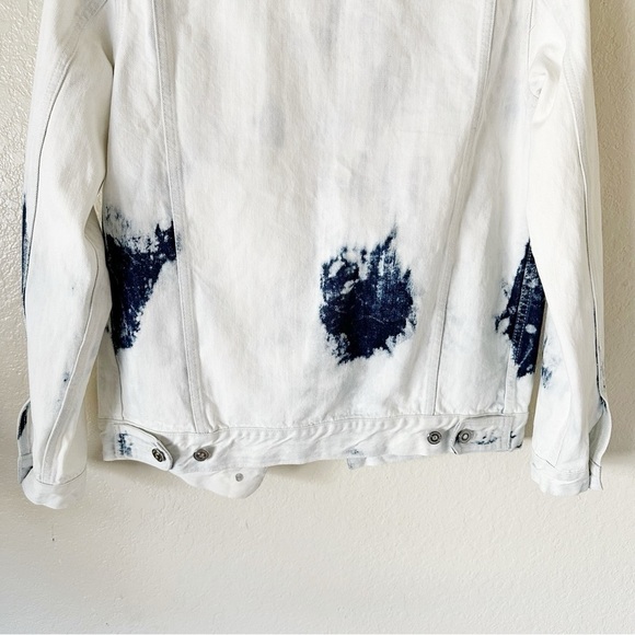 Authentic CHRISTIAN DIOR 2020 Printed Denim Jacket size 4 - Picture 12 of 13